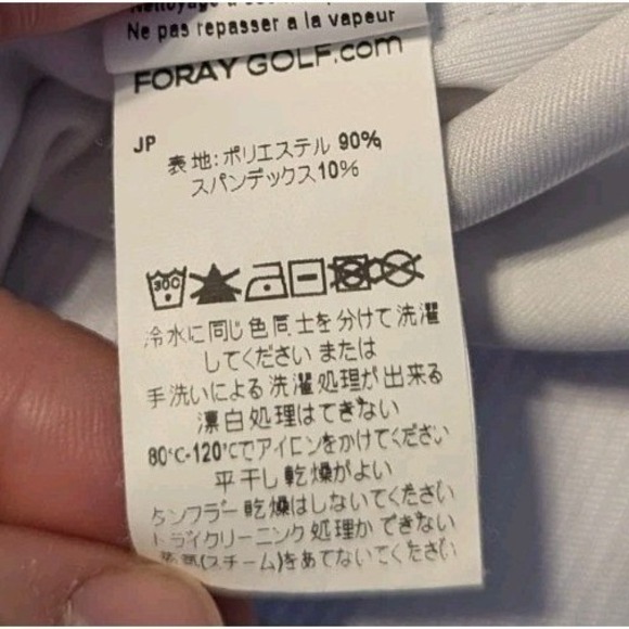 Foray Golf Women's XS Houndstooth Layering Short Sleeve Sweatshirt White Gray - Picture 11 of 12